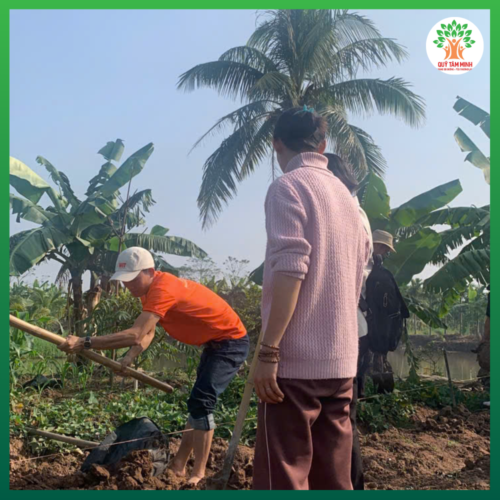 Quỹ Tâm Minh trồng cây tại chùa Cổ Lôi